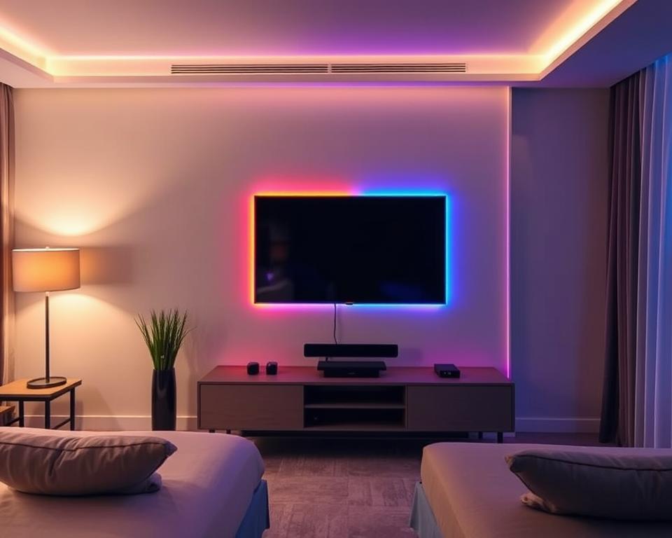 Instalación de luces inteligentes para TV