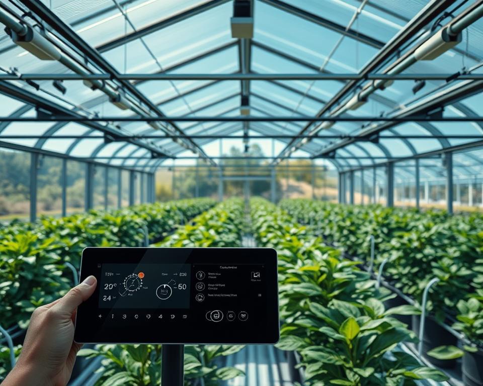 sistema de control en invernadero